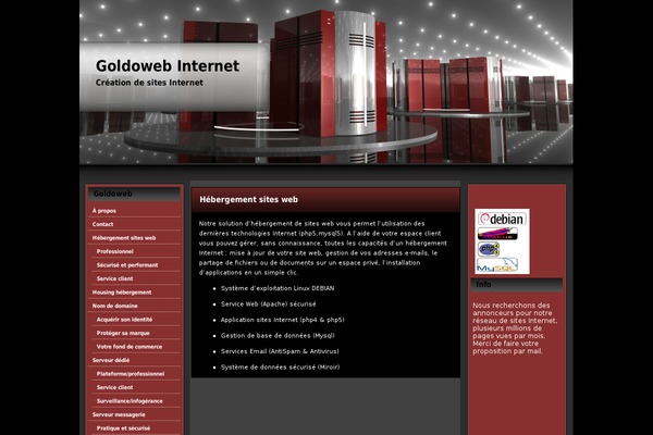 goldoweb.com site used Hostingtec