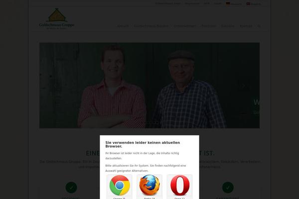 Site using Browser Rejector plugin