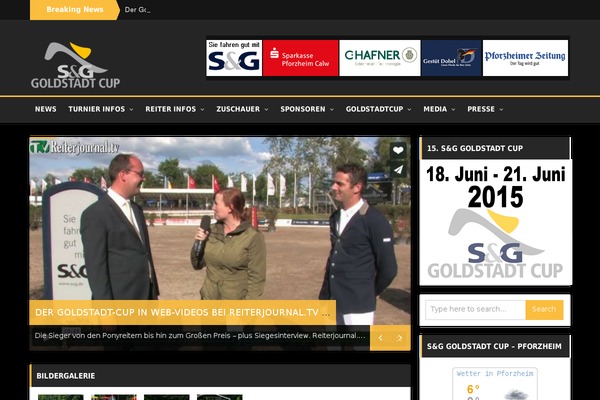 goldstadt-cup.de site used Bzine