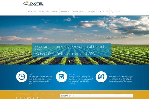 Infinite theme site design template sample