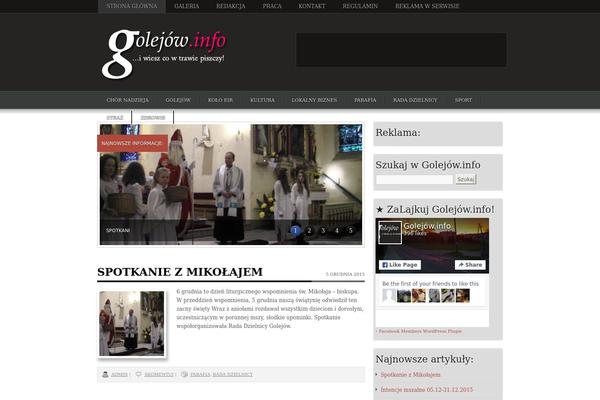 Obscure theme site design template sample