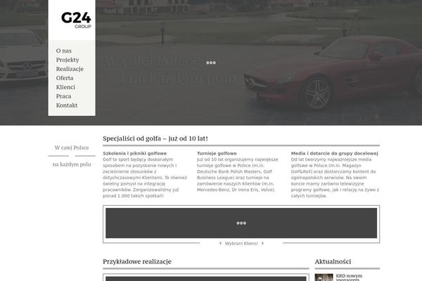 golf24.pl site used Adeptstyle