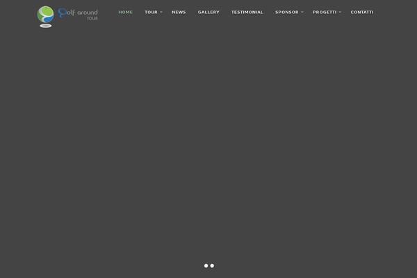 Golf theme site design template sample