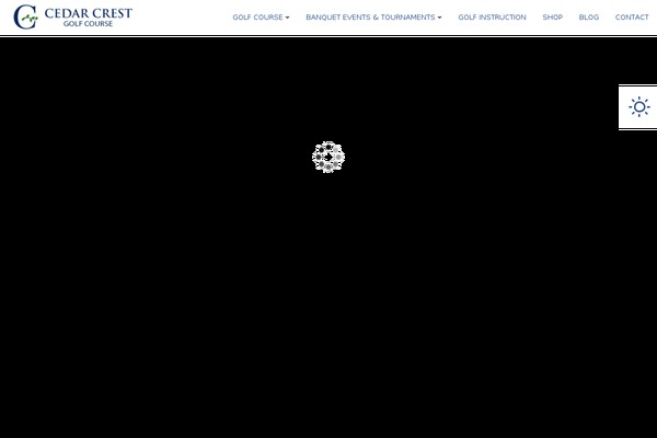 Cedar theme site design template sample
