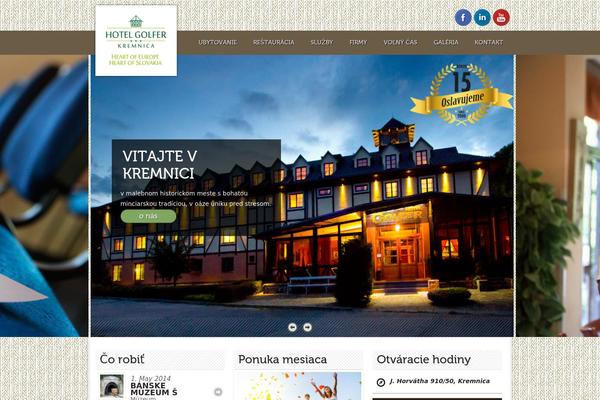 Fine-food theme site design template sample