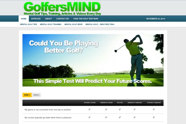 Focus theme site design template sample