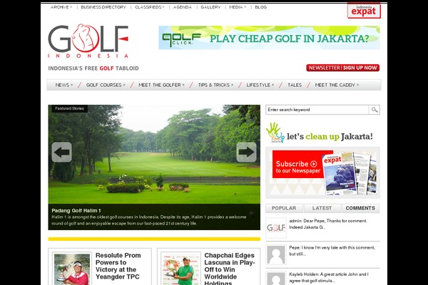 Gazette theme site design template sample