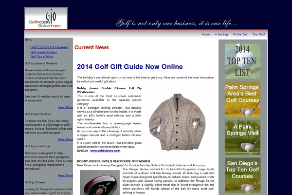 golfindustryonline.com site used Golf
