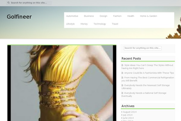 Aldehyde theme site design template sample