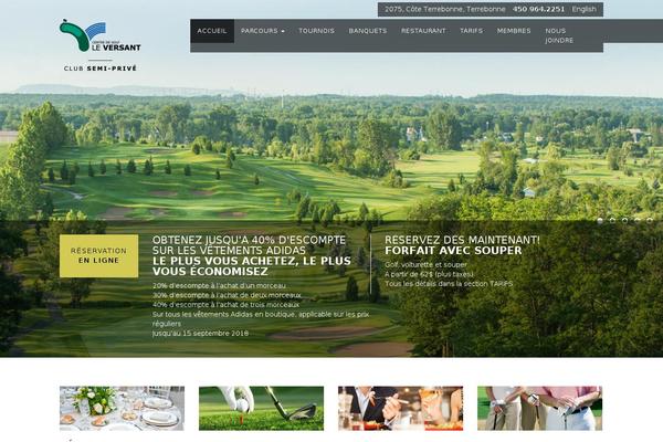 golfleversant.com site used Golf-le-versant
