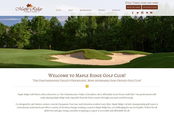 Gen theme site design template sample