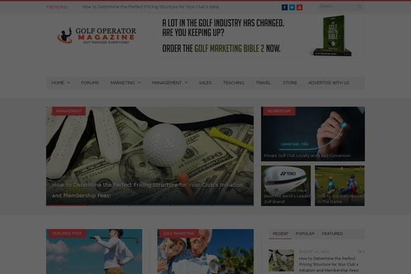 SmartMag theme site design template sample