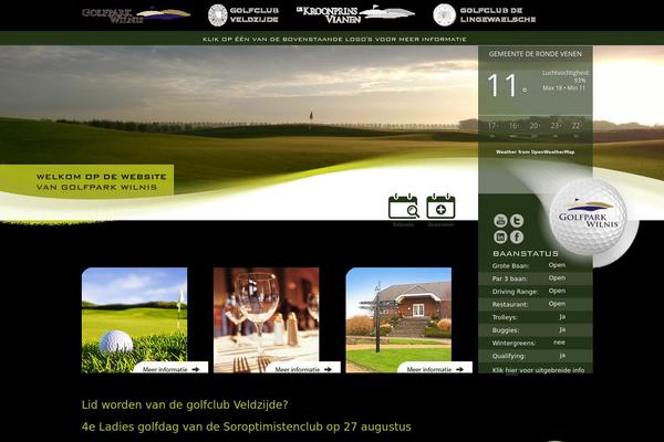 Golfclub theme site design template sample