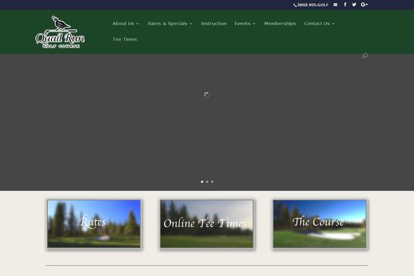 Divi theme site design template sample
