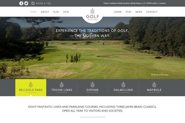 golfsouthayrshire.com site used Sayrg