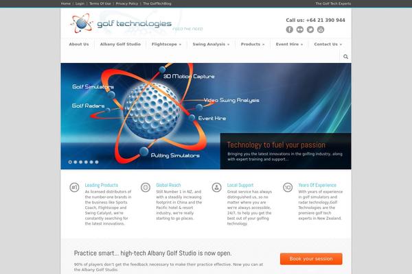 Modernize theme site design template sample