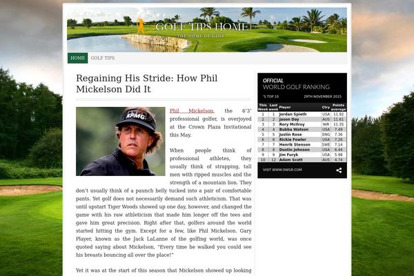 Prose theme site design template sample