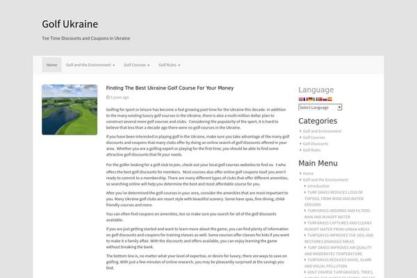 Blain theme site design template sample