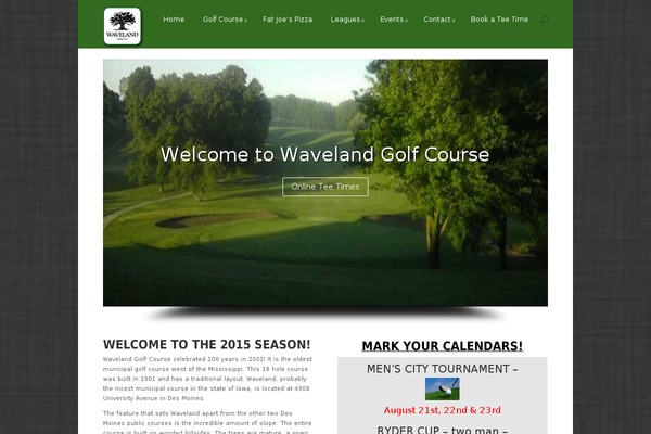 Site using Awesome Weather Widget plugin