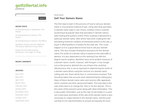 Ari theme site design template sample