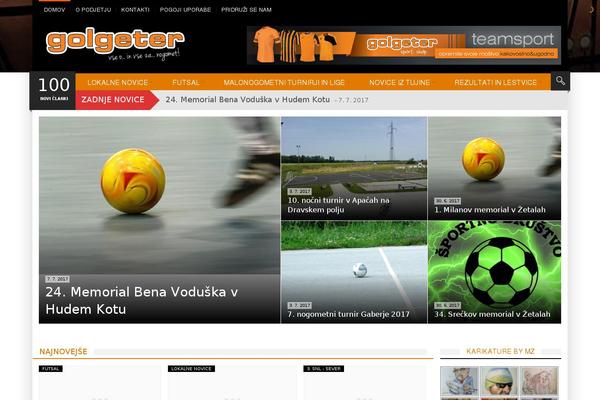 Site using Soccer Info plugin