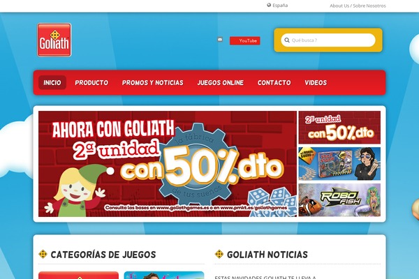 goliathgames.es site used Goliath