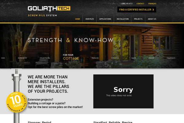 goliathtechpiles.com site used Theme-goliathtech