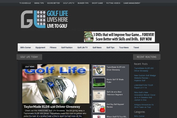 Continuum theme site design template sample