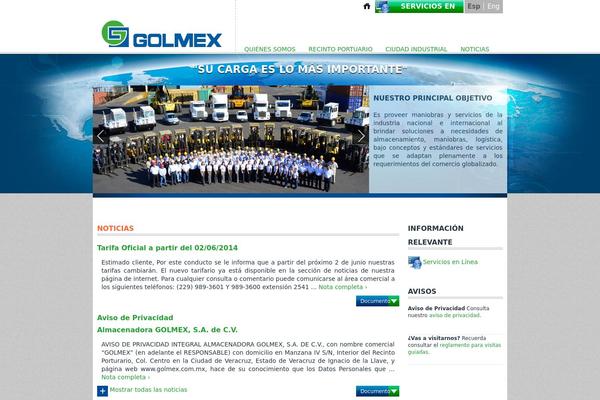 Gm theme site design template sample