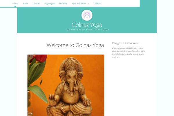 Namaha theme site design template sample