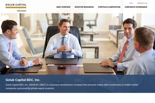 golubcapitalbdc.com site used Golub