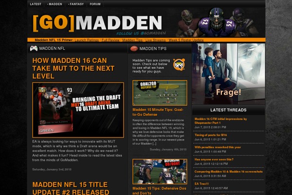 Imperial theme site design template sample