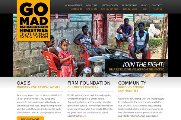 gomad theme websites examples