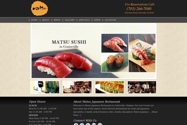 Manhattan theme site design template sample