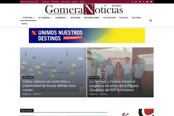 Newspaper theme site design template sample