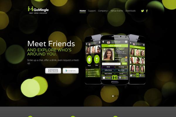 Fusion theme site design template sample