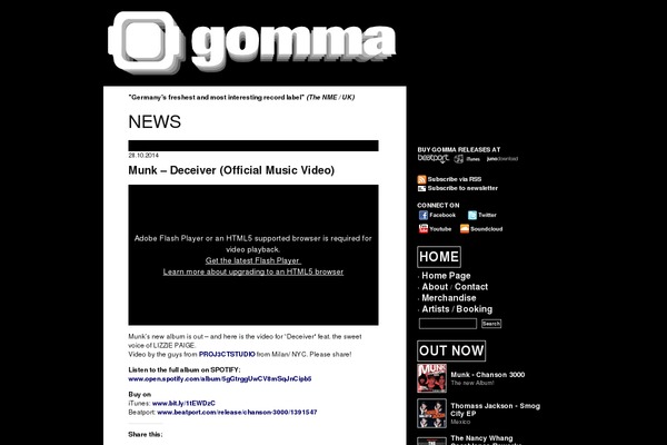 Black-LetterHead theme site design template sample