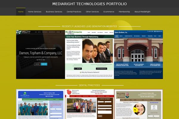 mai-studio theme websites examples