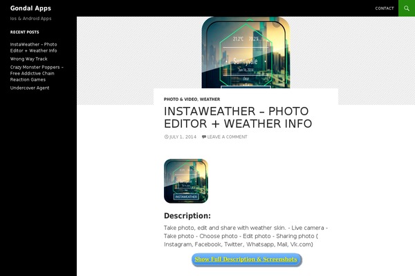 Site using App Store Assistant plugin