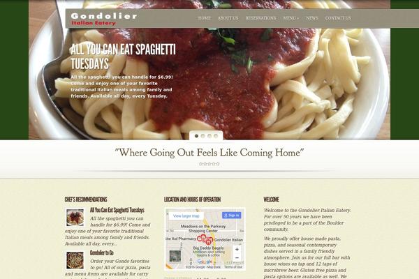 MyCuisine theme site design template sample