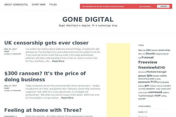 Cerauno theme site design template sample