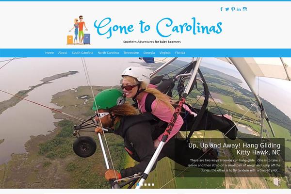 Travelify theme site design template sample