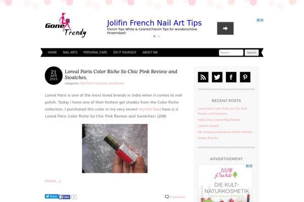 Adelle theme site design template sample