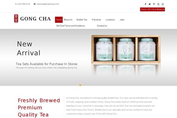 gongchausa.com site used Gongcha