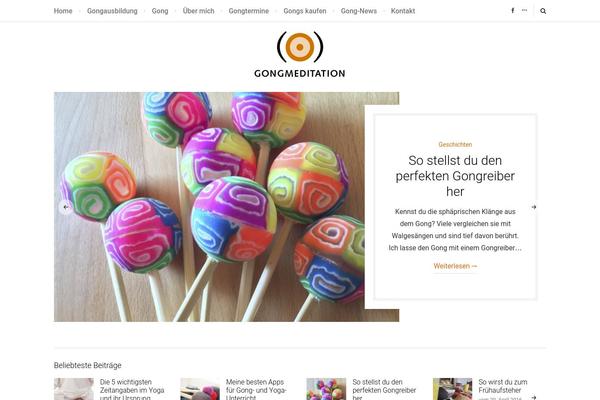 Radiate theme site design template sample
