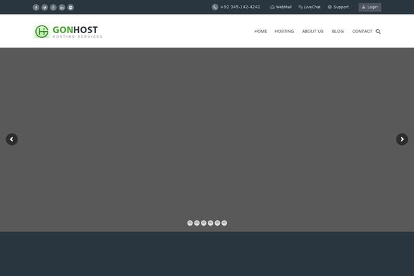 gonhost.com site used Megahost