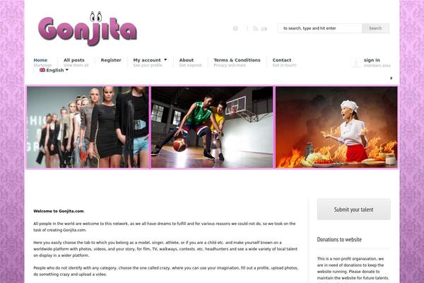 Serpent theme site design template sample