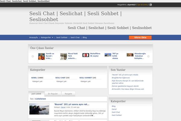 ClassiPress theme site design template sample