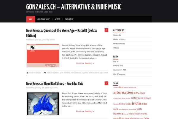 Hiero theme site design template sample
