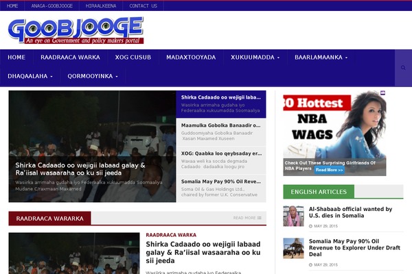 Goobj theme websites examples